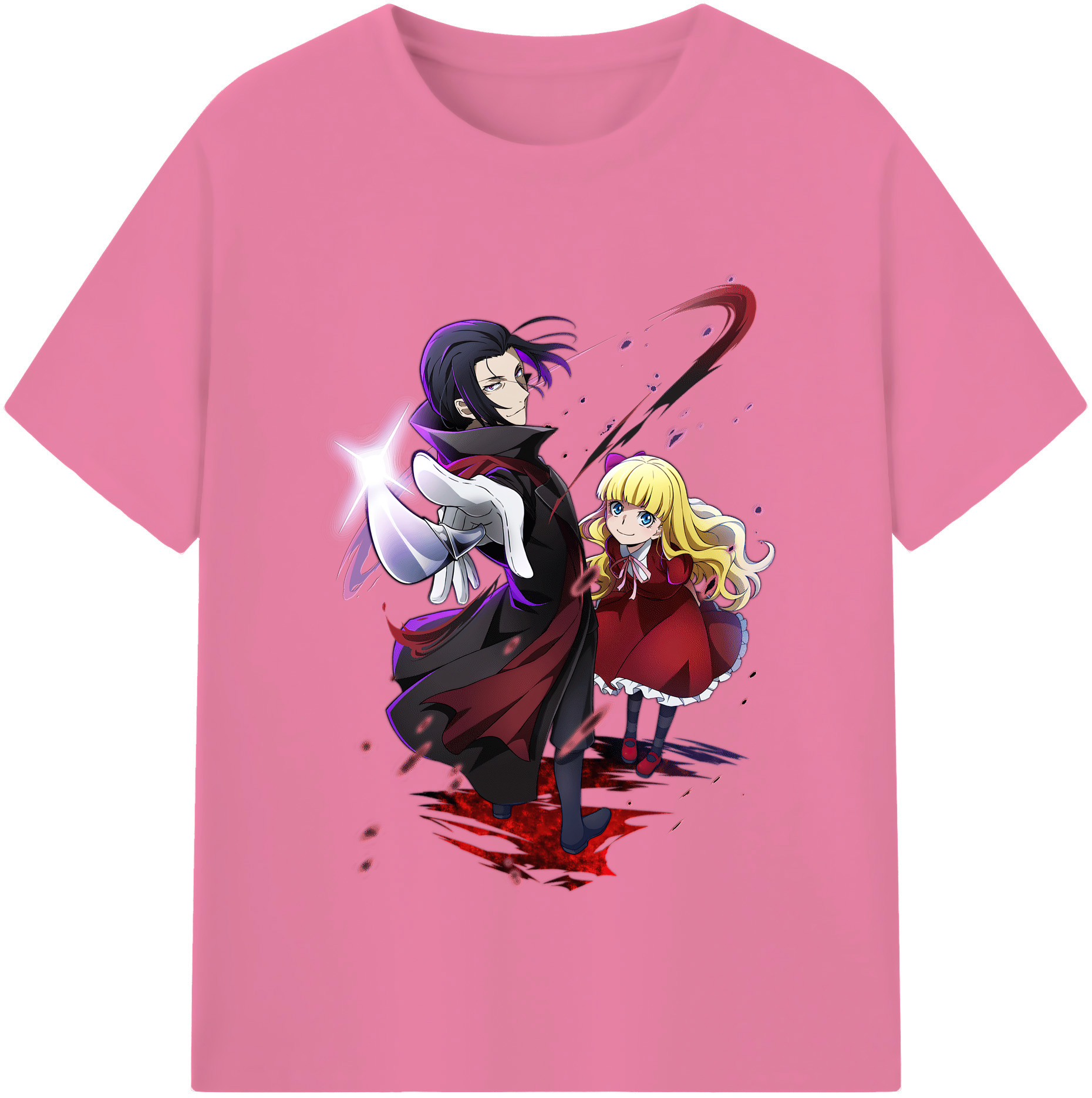 （画像用） 文豪ストレイドッグス Bungo Stray Dogs 綿100％半袖Tシャツ（フロントプリント）